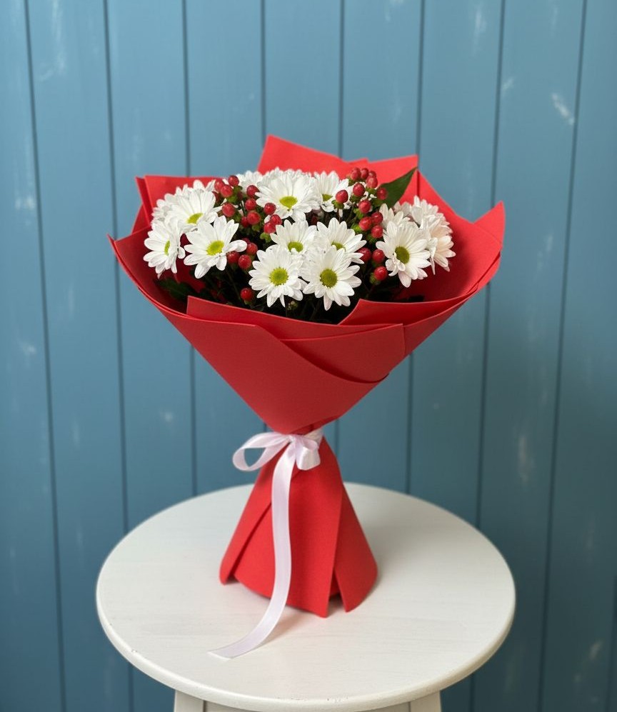 Букет цветов из: Хризантемы в Королёве