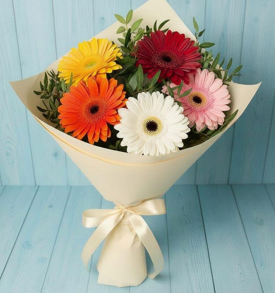 Букет цветов из: Герберы в Королёве