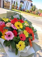 Букет цветов из:  Герберы #REPLACE_PRED# Королёве