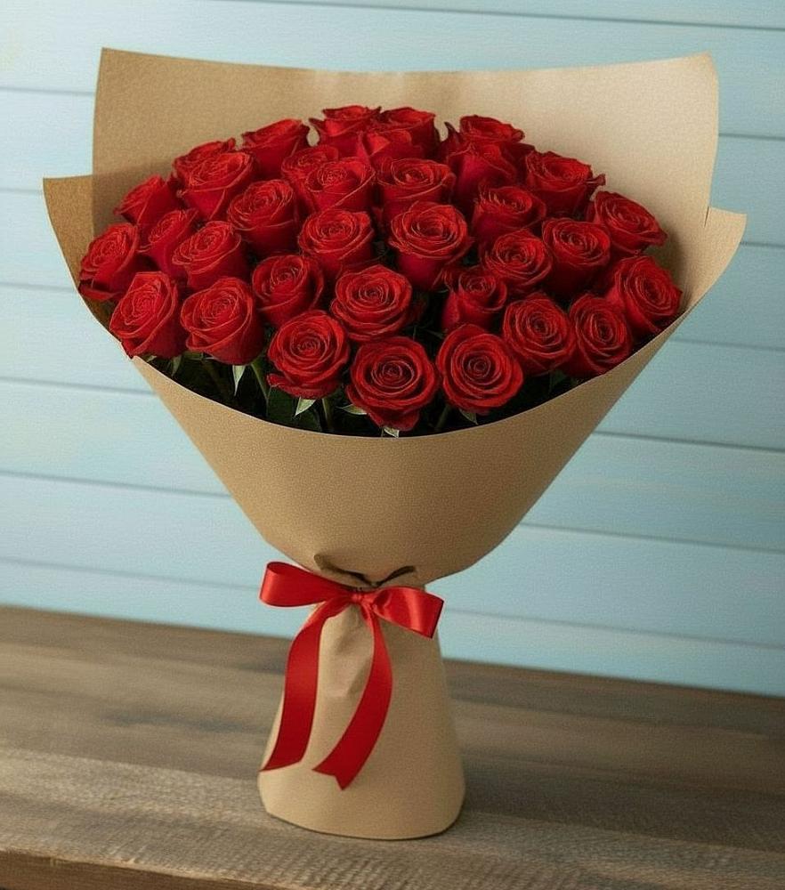 Букет Красные розы Милано в Королёве