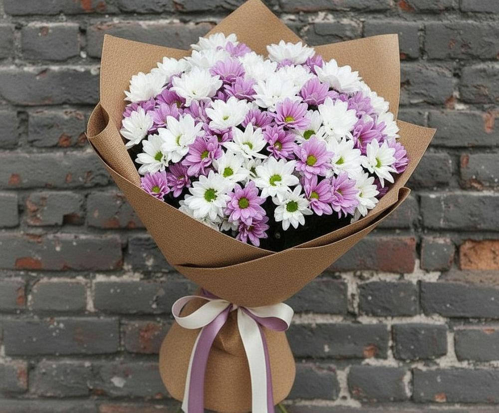 Букет цветов из: Хризантемы в Королёве