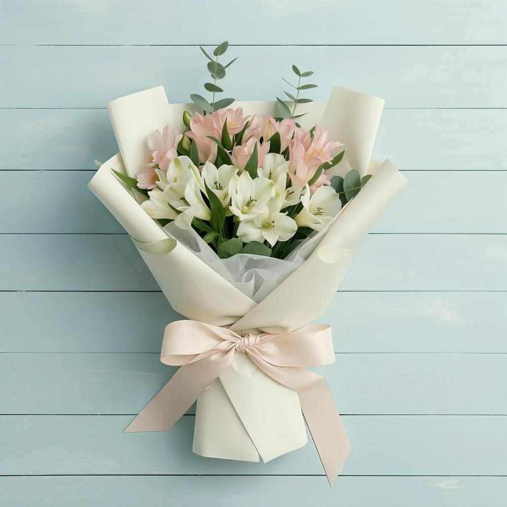 Букет цветов из: Альстромерии в Королёве